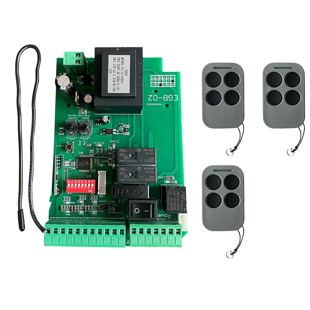 Ouvre-porte coulissante AC220V /AC230V, Circuit imprimé universel sensible, moteur de porte coulissante, carte de commande électronique principale