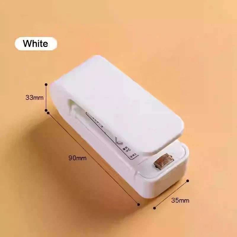 1PC Snack Sealer Mini Heat Bag Sealing Machine Package Sealer Portable Kitchen Thermal Plastic Food Bag Closure Accessories Tool