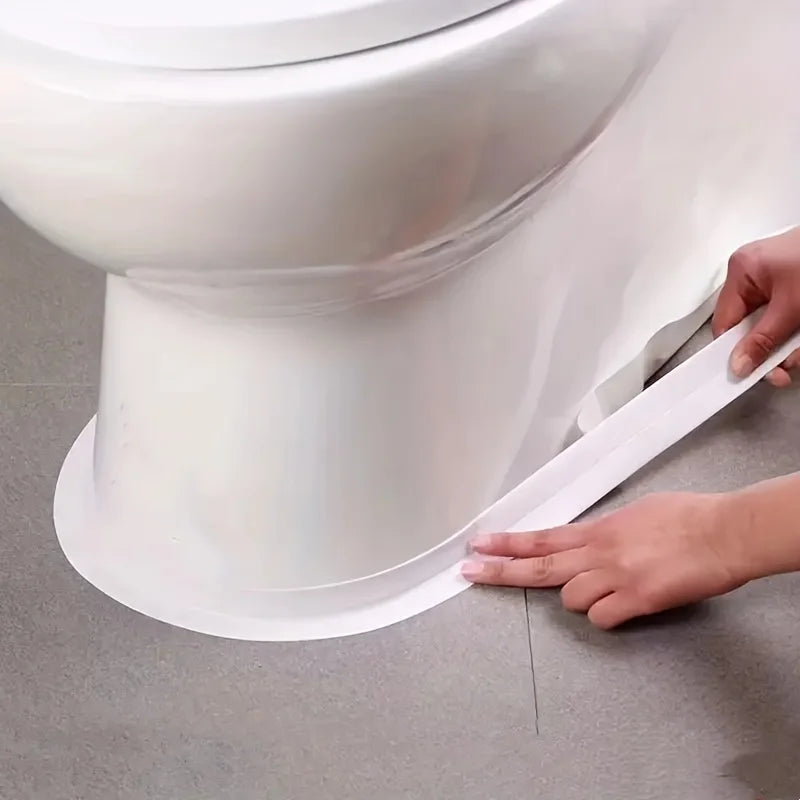 Bande d'étanchéité en PVC pour salle de bain, baignoire et toilettes : ruban adhésif imperméable et anti-moisissure pour évier de cuisine et angles de murs