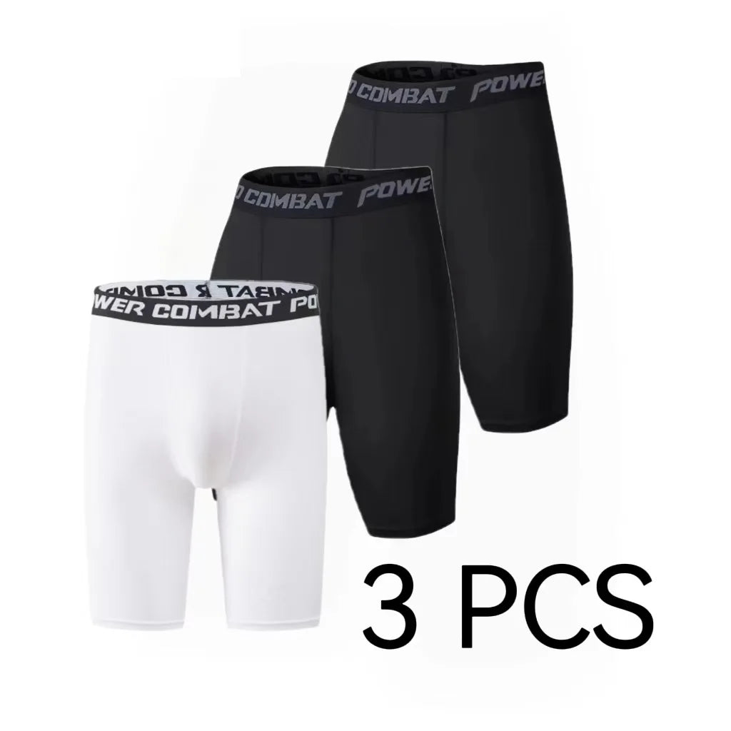 Men Boxers Sports Underwear Underpants Gym Shorts M L XL Black Quick-Drying Sweatpants Moisture Absorption Breathable Fitness