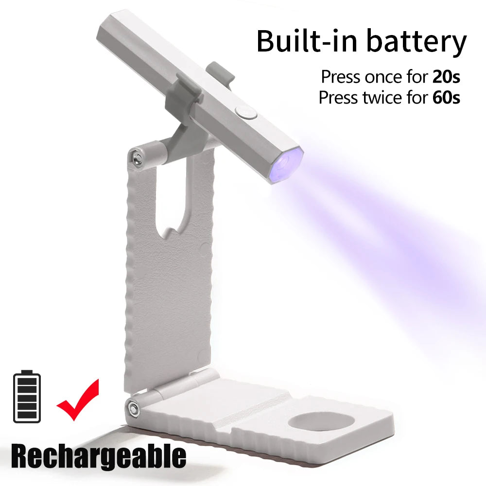LINMANDA Rechargeable Mini UV LED Nail Lamp Handheld Nail Drying Lamp  For Curing All Gel Polish Nail Dryer Machine UV Light