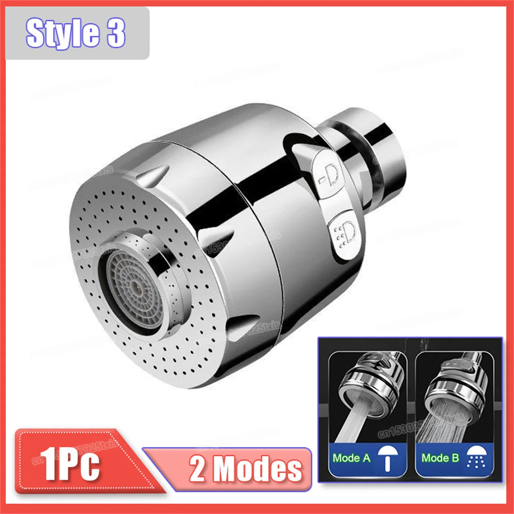 Extension de robinet rotatif à 360 degrés, Mode 2/3, adaptateur de buse de barboteur à économie d'eau pour la cuisine et la salle de bains, accessoires de robinetterie domestique