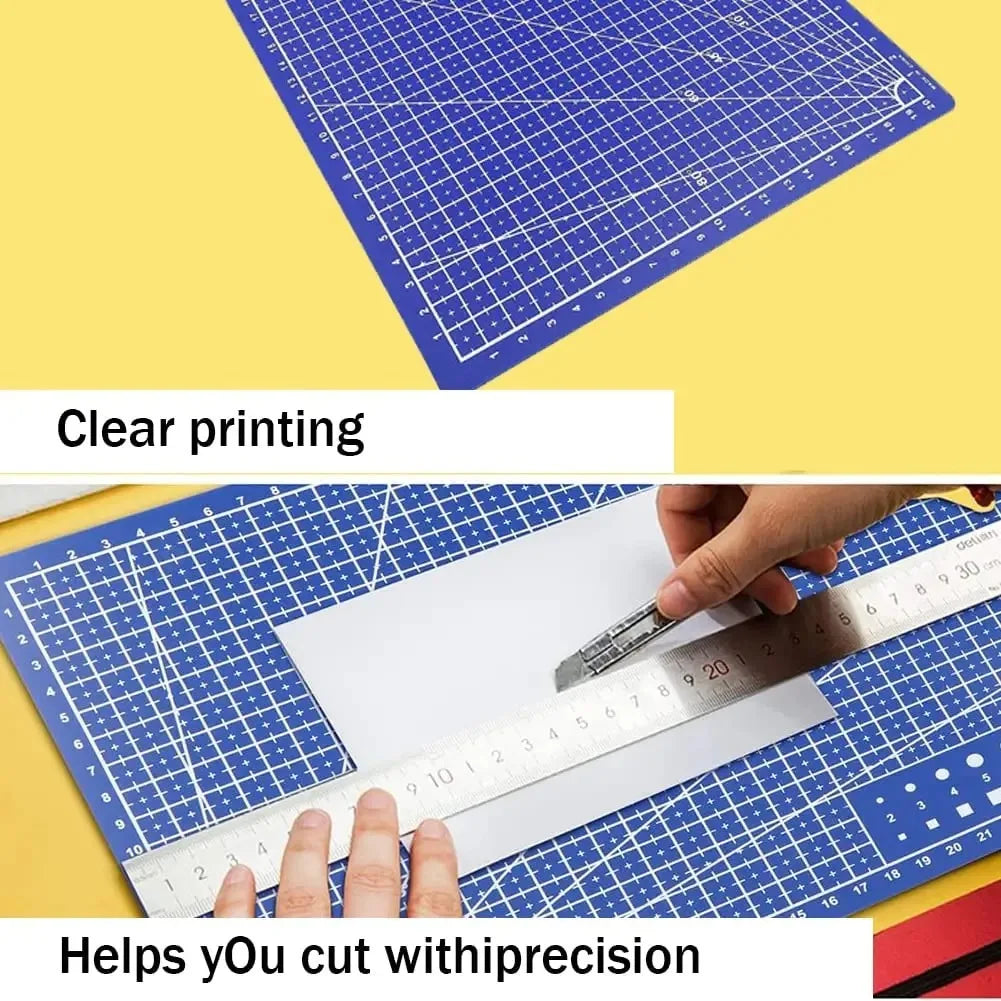 Tapis de découpe en PVC A3 A4 A5, établi, Patchwork, tampon de coupe, manuel de couture, couteau de bricolage, gravure du cuir, planche à découper, sous-couche latérale