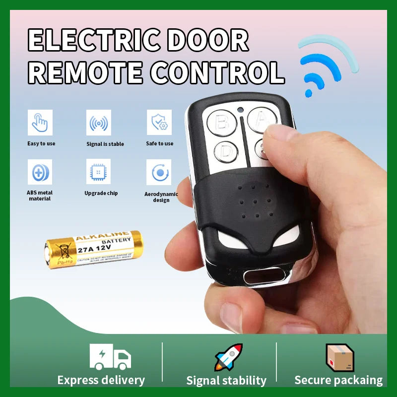 Duplicateur universel de porte de garage à 4 boutons, 433 MHz, code tournant à apprentissage fixe, 5/10 pièces