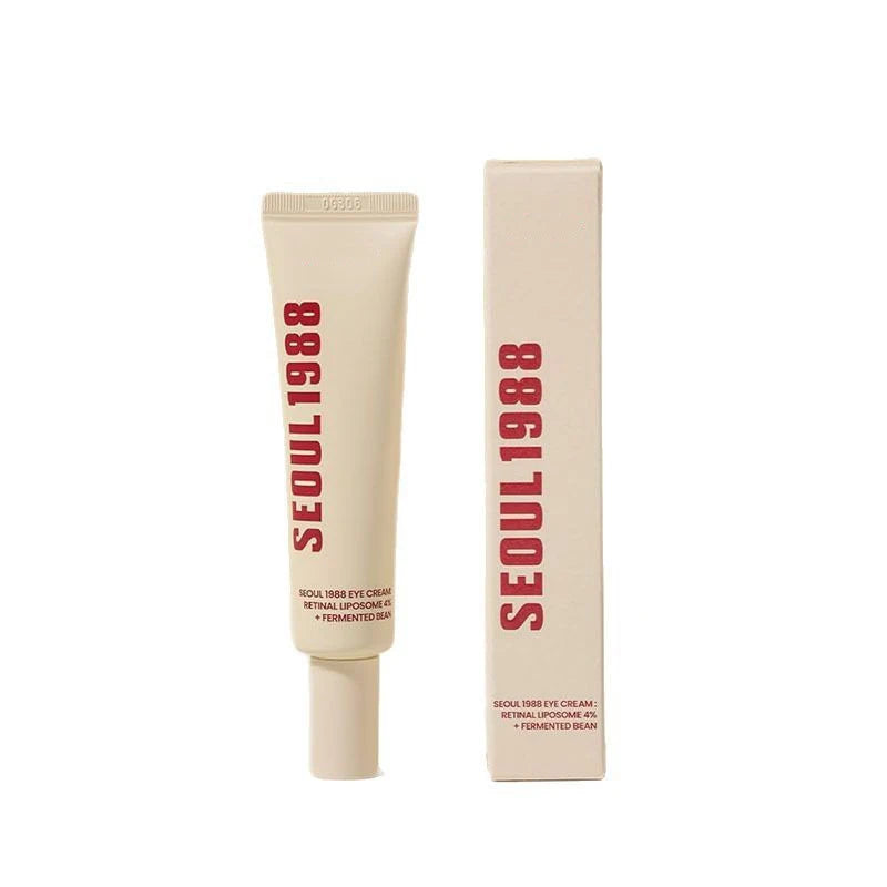 Séoul 1988 Coffret Sérum Crème Yeux et Visage au Rétinol et Ginseng - Soin Raffermissant, Hydratant, Anti-âge, Atténue les rides et ridules