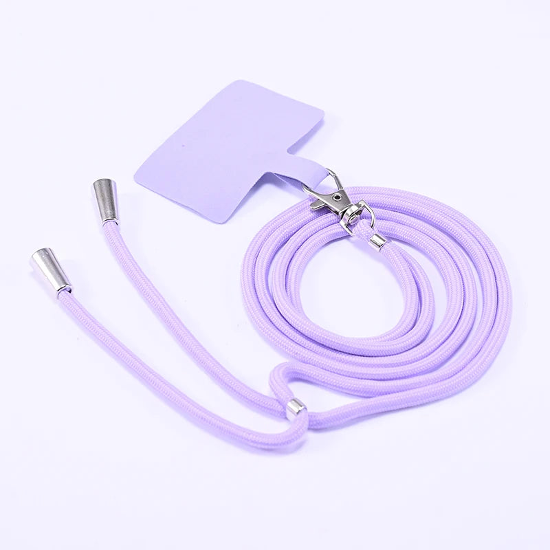 Lanière de téléphone réglable et détachable, sangle de lanière pour accessoires de chaîne de téléphone portable, sangles de cou universelles