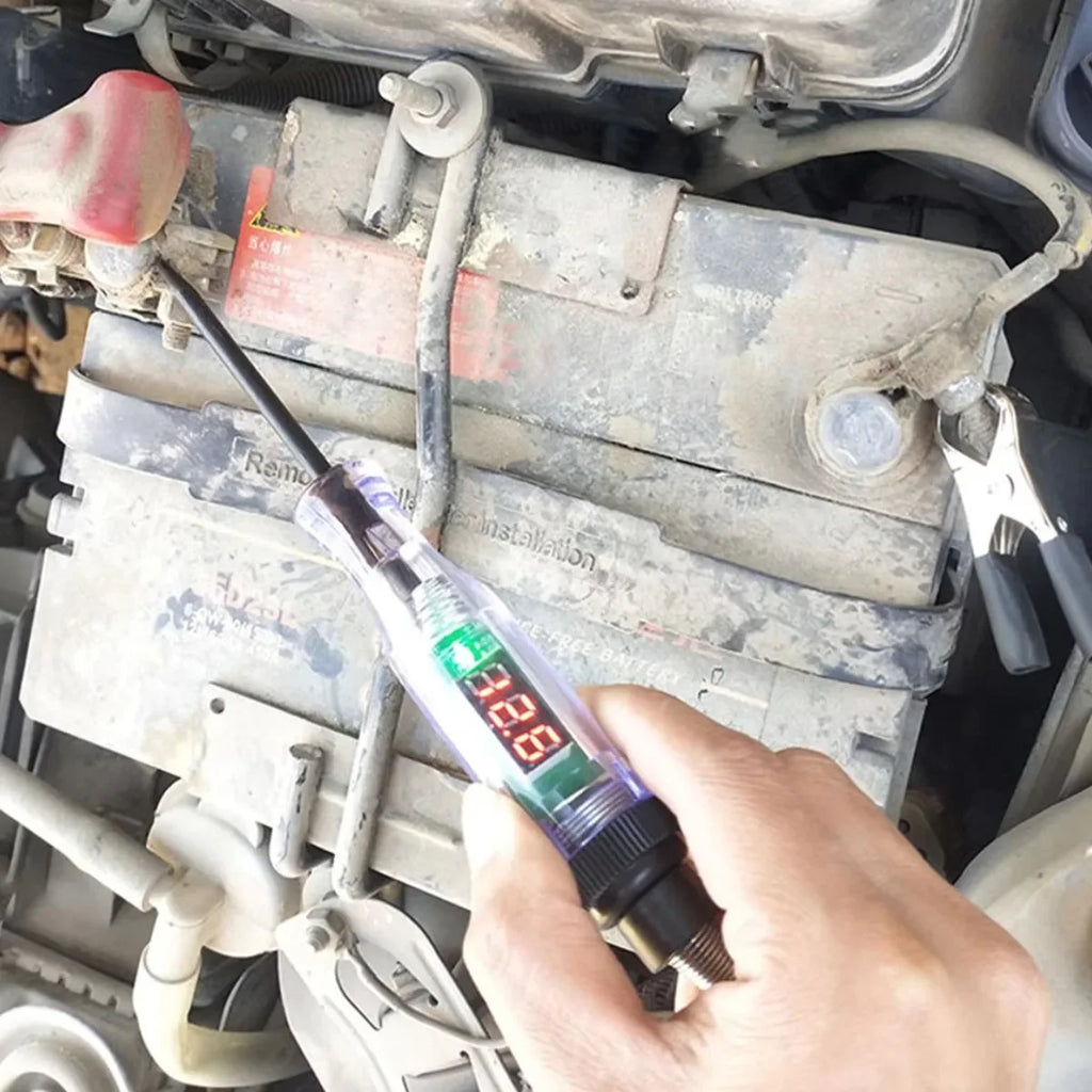 Testeur de Circuit de tension de voiture et camion, 6V 12V 24V, sonde de Diagnostic automobile, stylo de Test, ampoule, stylo de mesure électrique, outils de réparation