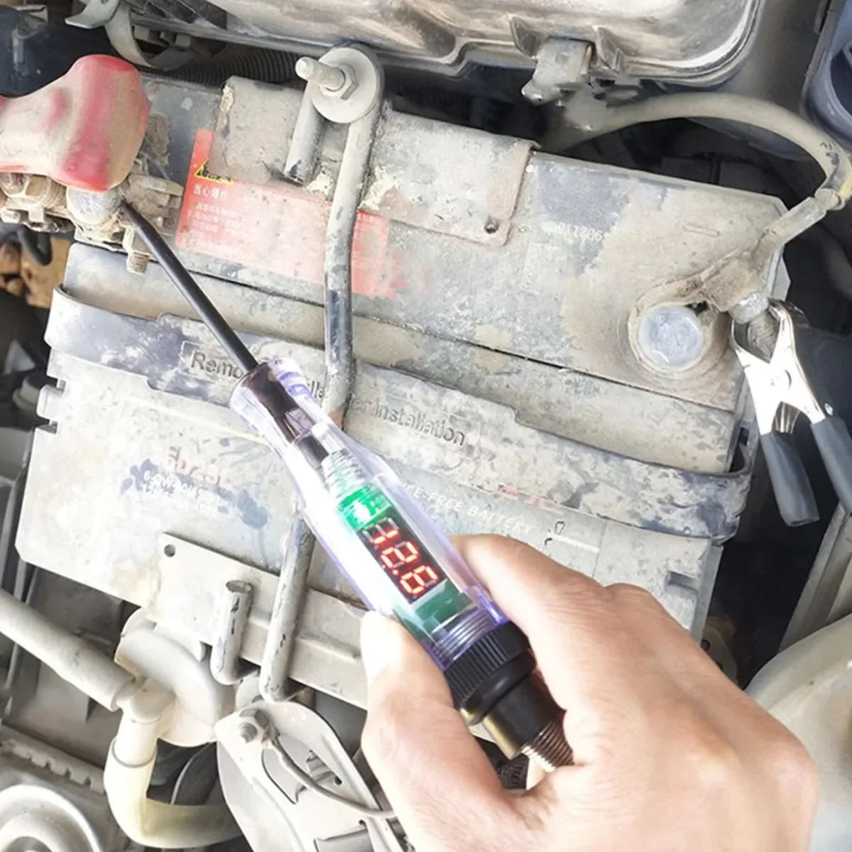 Testeur de Circuit de tension de voiture et camion, 6V 12V 24V, sonde de Diagnostic automobile, stylo de Test, ampoule, stylo de mesure électrique, outils de réparation