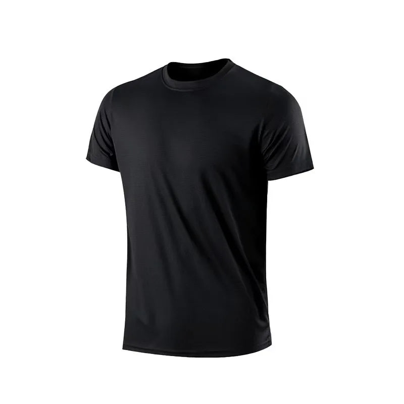 T-shirt de sport d'été pour homme, séchage rapide, idéal pour la course, la musculation et le fitness. Manches courtes, coupe oversize, style brésilien