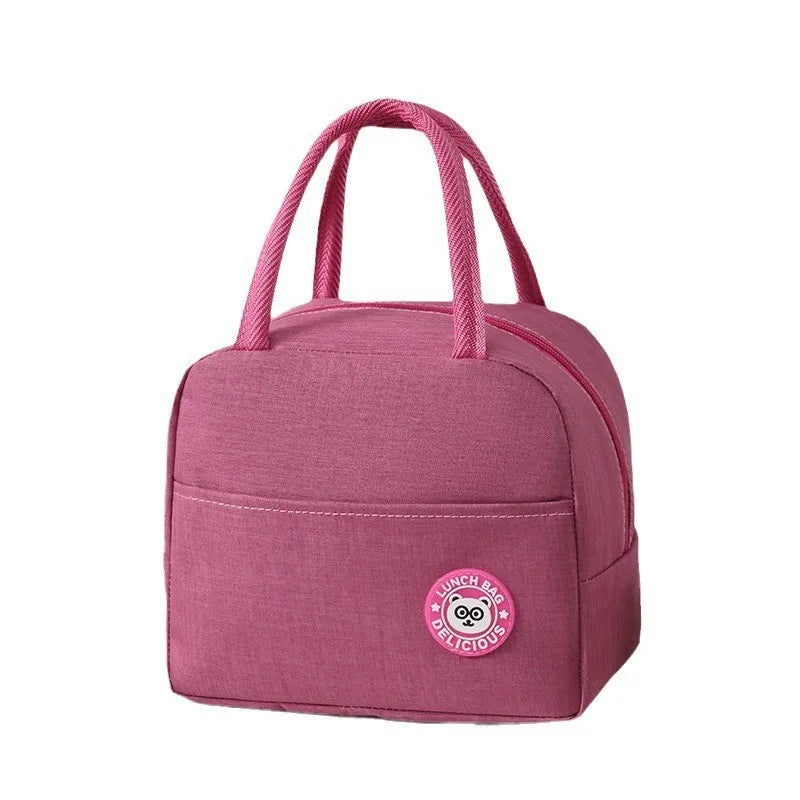 Sac à déjeuner isolé, sac à Bento isolant, sac à riz en aluminium, sac à repas, sac à glace pour étudiant, sac à main à déjeuner Bento isolant