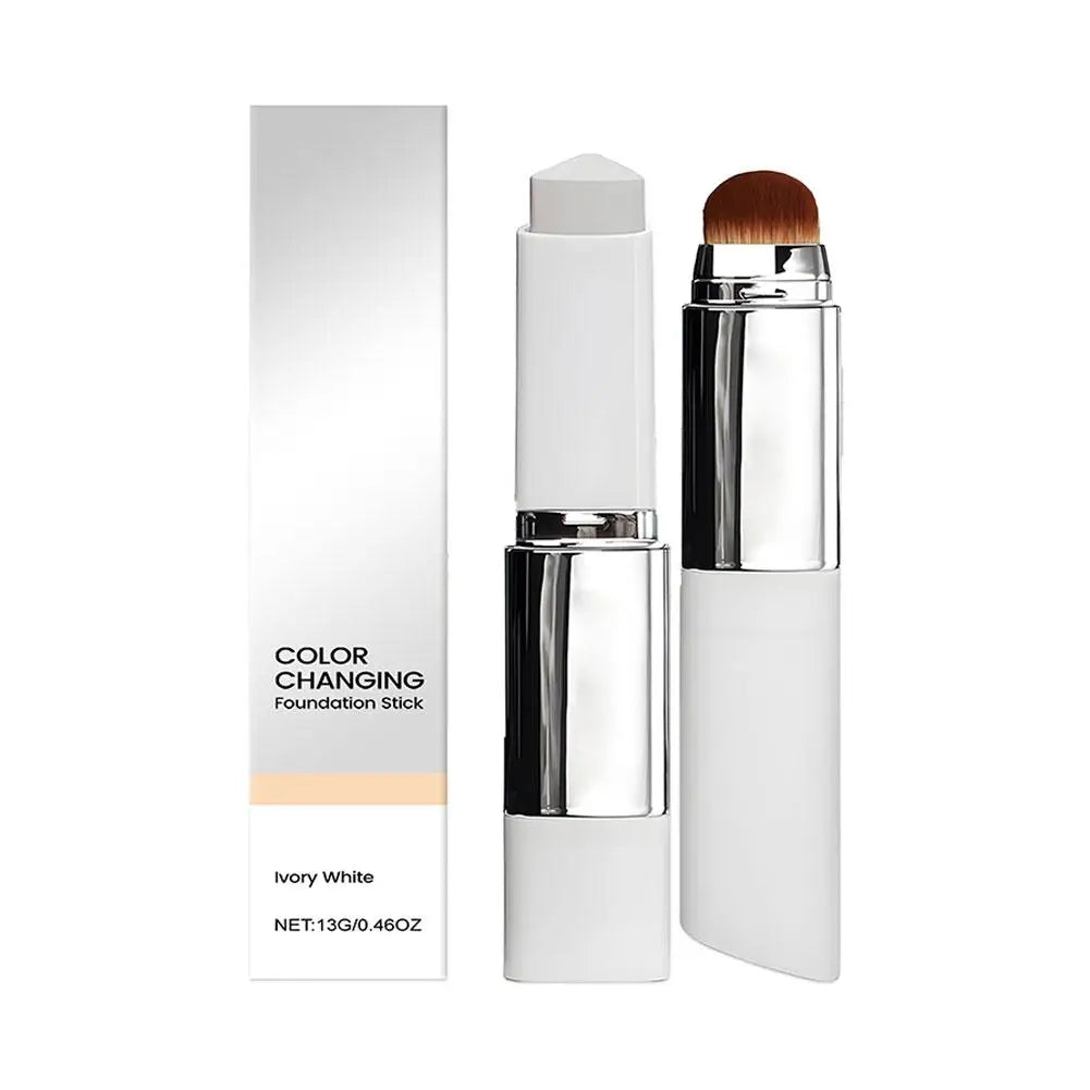 Fond de teint liquide 2 en 1 à changement de couleur, léger, hydratant et illuminateur, pour tous types de peau