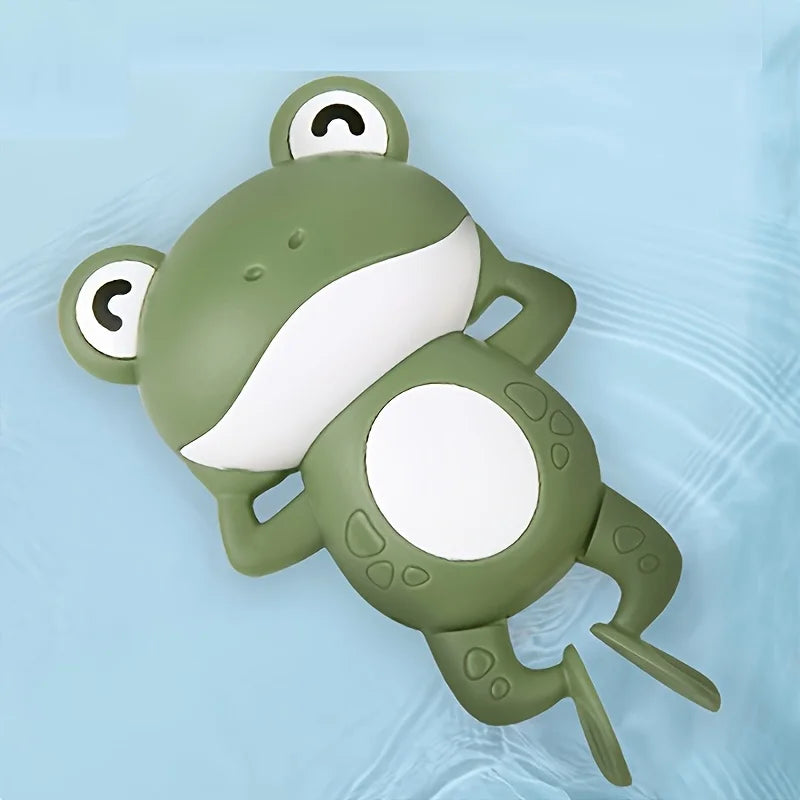 Jouet de bain grenouille-plastique Non toxique, adapté aux jeux d'eau, partenaire idéal de jeu de douche et de piscine, cadeau pour les vacances d'été