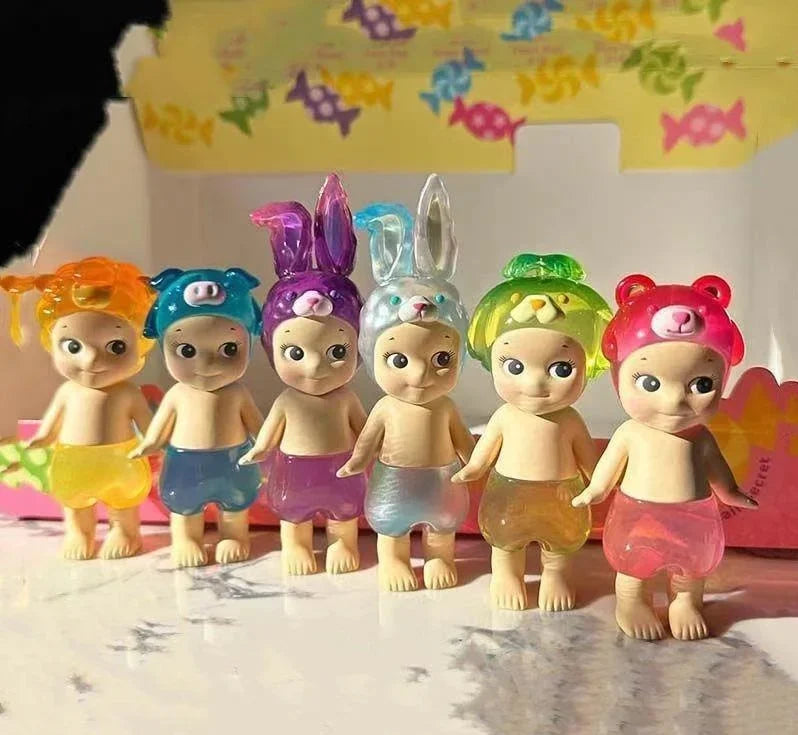 Sonny Angel – poupée série maison de bonbons, boîte aveugle, poupée mignonne, porte-clés pendentif, tendance, fait à la main, cadeau d'anniversaire pour femme