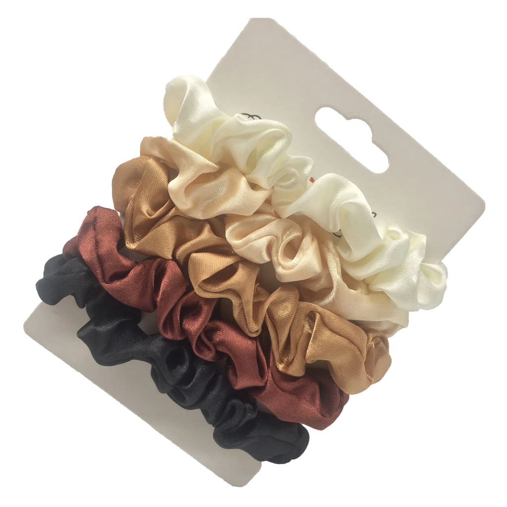 6pcs Satin Hair Scrunchies for Women - Softer Than Silk Scrunchies for Hair | Satin Scrunchies for Girls |