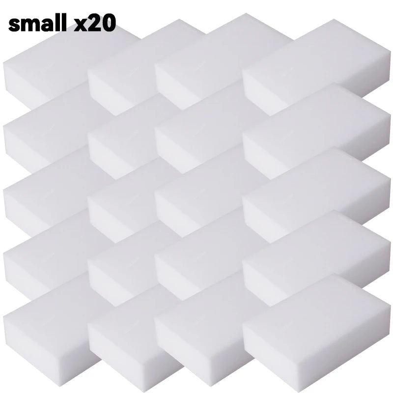 Lot de 5 ou 50 éponges magiques en mélamine, nettoyantes et ultra-absorbantes, pour la cuisine et la salle de bain, outils de nettoyage et produits ménagers