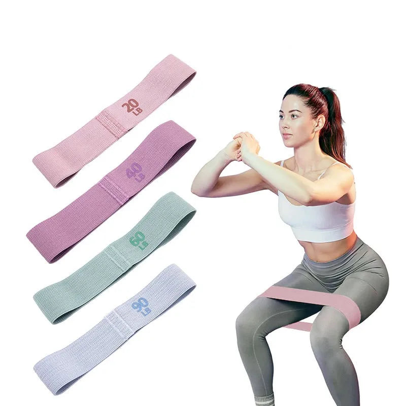 Bandes élastiques de résistance pour fessiers 2025, bandes antidérapantes pour squats, bandes élastiques portables pour fessiers et cuisses, équipement de yoga et de gym