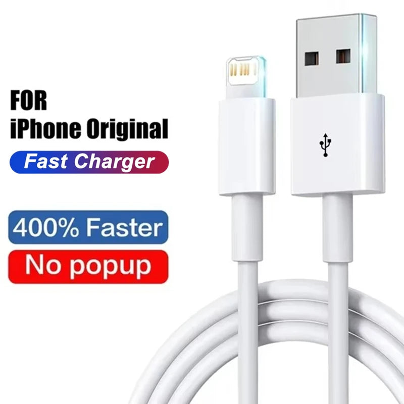 Câble USB de charge rapide Original PD 35W, pour iPhone 14 8 7 Plus 13 12 11 Pro XS Max XR X USB C, 1m 1.5m 2m 3m