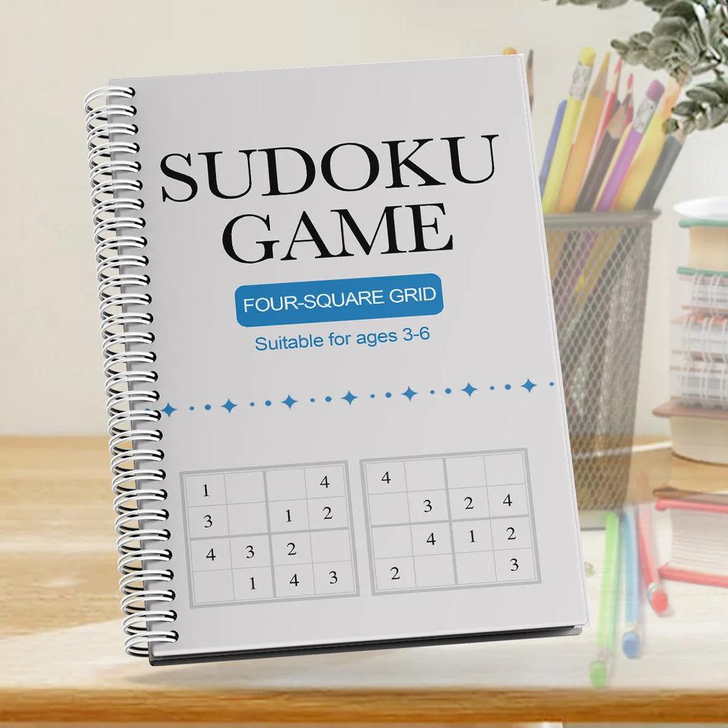 Fun & Educational Kids Sudoku Puzzle Book: Easy to Hard Levels for Children's Brain Training and Logic Skills Development