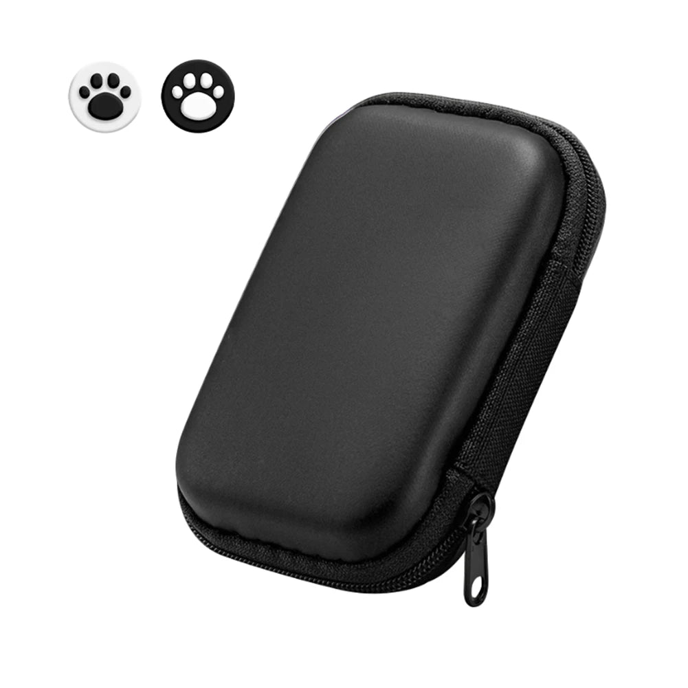 Étui de transport rigide pour R35S R36S, sac de rangement de voyage anti-rayures et antichoc avec sac en maille et dragonne pour Anbernic RG35XX/V/VS