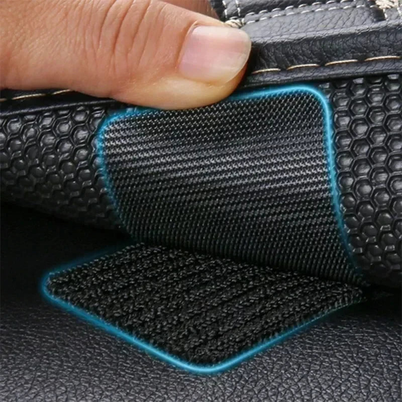 Nouveaux autocollants de fixation de tapis Double face, haute adhérence pour tapis de voiture, patchs fixes, tapis de sol de maison, bandes antidérapantes