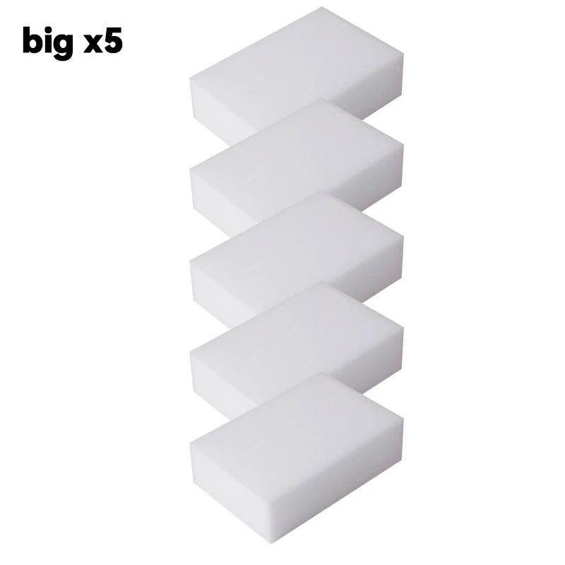 Lot de 5 ou 50 éponges magiques en mélamine, nettoyantes et ultra-absorbantes, pour la cuisine et la salle de bain, outils de nettoyage et produits ménagers