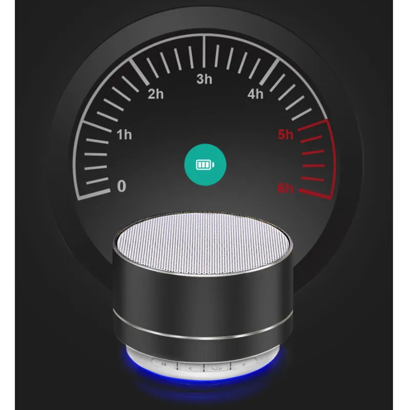 Enceinte Bluetooth sans fil Small Steel Cannon avec caisson de basses, mini enceinte Bluetooth portable, couleurs variées, pour PC et ordinateurs portables