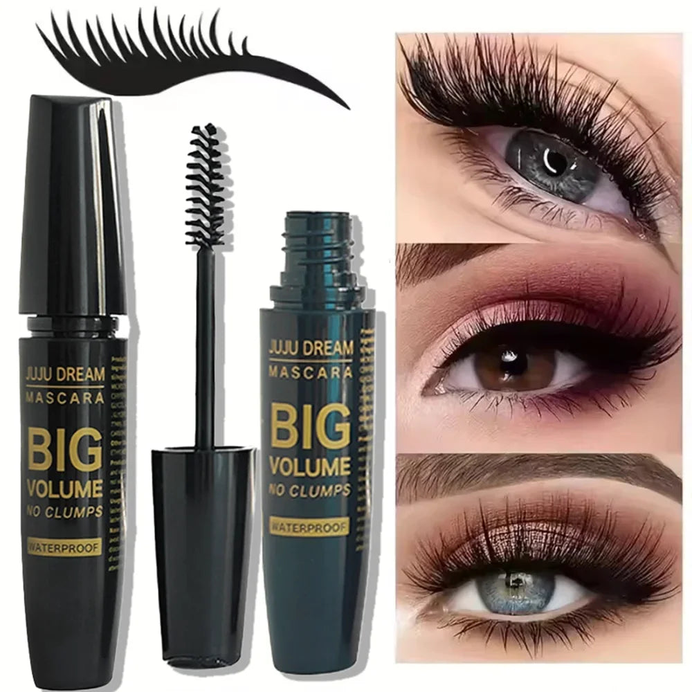 Mascara recourbant 4D – Allongeant, résistant à l'eau et à la transpiration, longue tenue, sans bavure, unisexe, doux, certifié