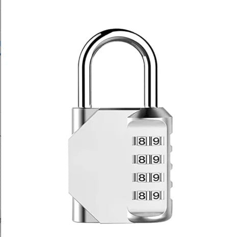 Cadenas de voyage antivol pour sac à dos, petit cadenas à combinaison réinitialisable à 3 ou 4 chiffres, cadenas à code pour valise, cadenas pour bagages