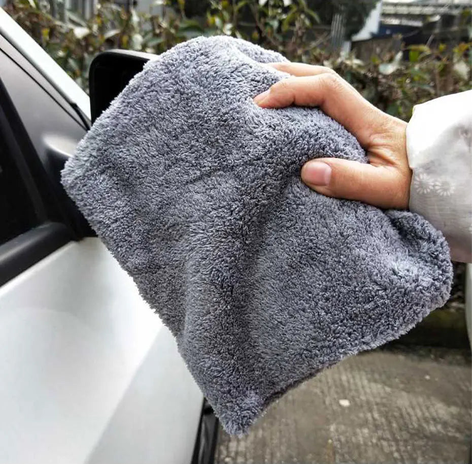 Serviette de lavage auto en microfibre SEAMETAL, super absorbante, pour le nettoyage et le séchage de votre voiture. Chiffons multifonctionnels pour accessoires de lavage auto