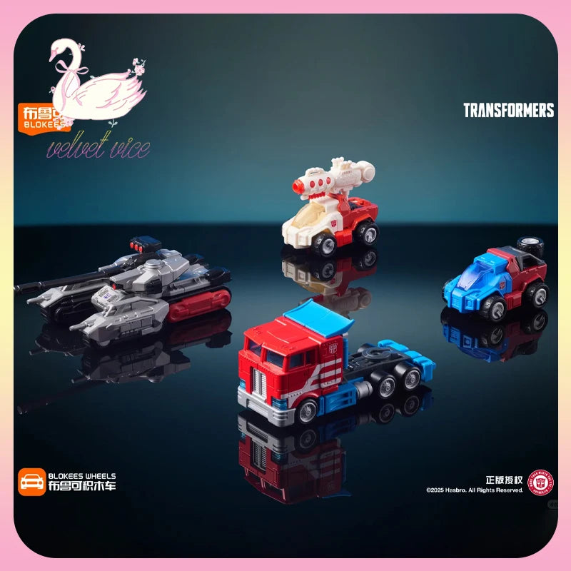 Original Blokees Wheels Transformers Car C01 Car Leader Figure Blind Box Autobot Anime Peripheral Collection Toys Kids Gift