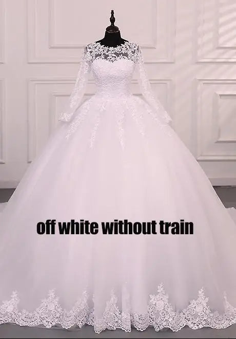 Robe de mariée Ashley Gloria Pure White, élégante robe de bal à col bateau, simple, Vestido De Noiva, grande taille, robe De Mariee