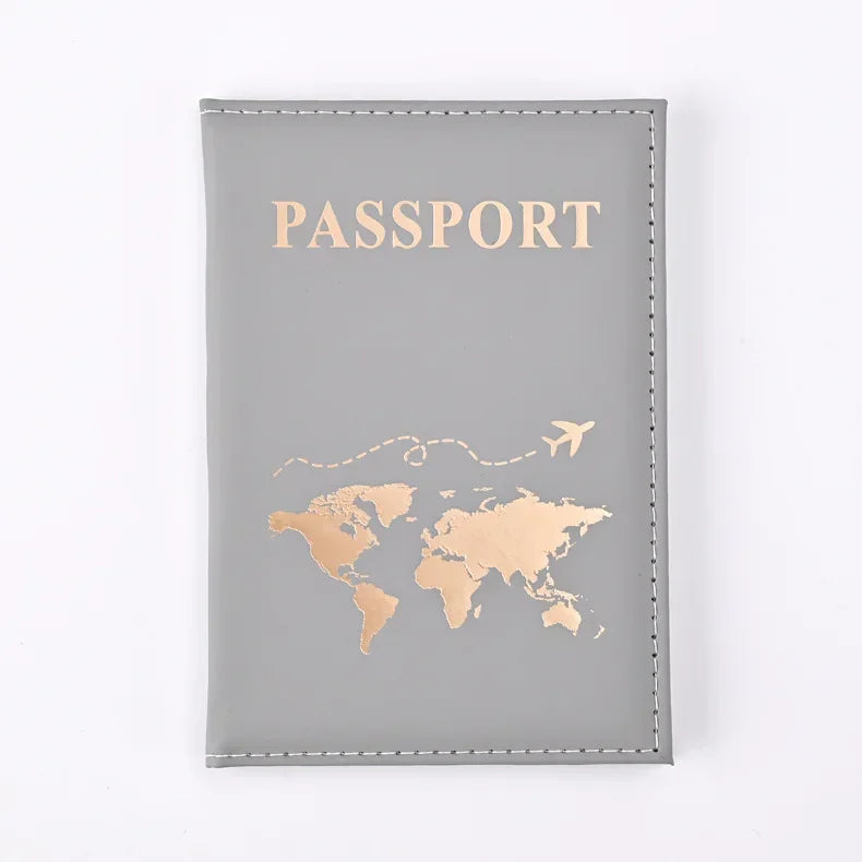Mode Femmes Voyage Passeport Housse Étui ID Crédit Porte-Carte Accessoires De Voyage Carte Passeport Portefeuille Billet De Protection