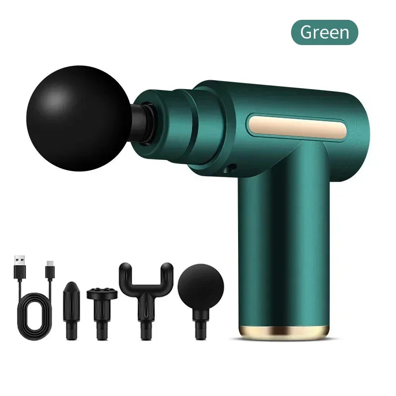 Nouveau pistolet de Massage Portable pour le Fascia, Mini pistolet de Massage pour les tissus profonds du cou et des pieds, léger, vitesse réglable, équipement de Massage pour tout le corps
