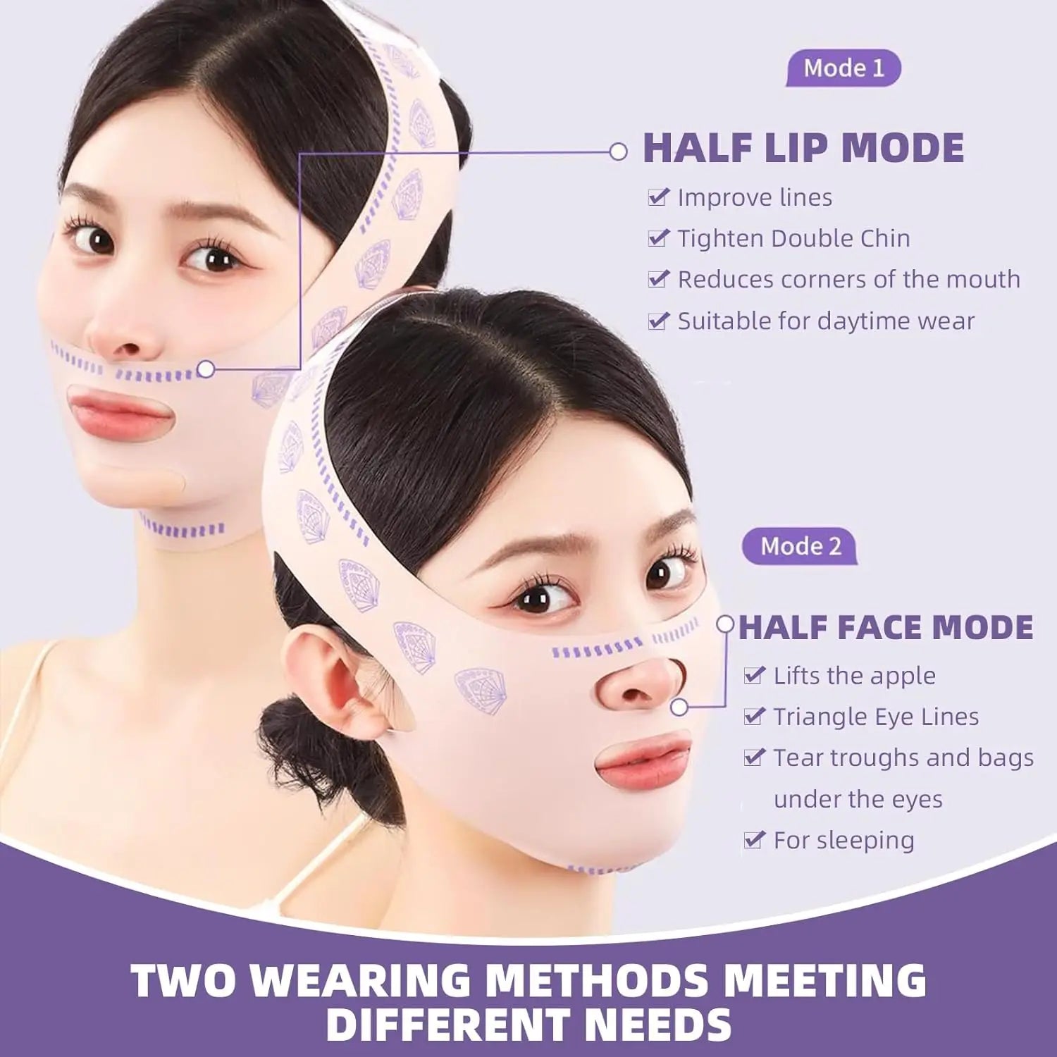 Chin Cheek Slimming Bandage V Shaper V Line Lifting Mask Face Lifting Anti Wrinkle Strap Sleeping Mask Beauty Health Reusable
