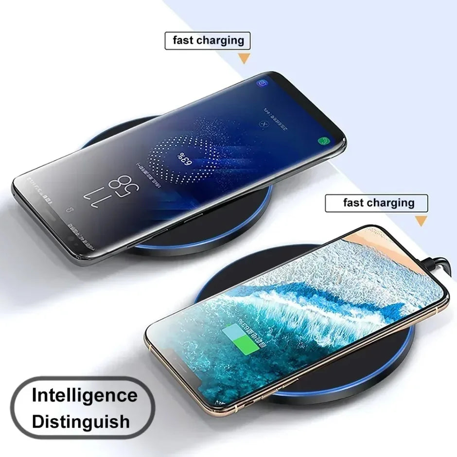 Station de charge rapide par induction pour Samsung S23/S22, Xiaomi et Huawei. Chargeur sans fil 2 en 1 pour iPhone 12-16 Pro Max