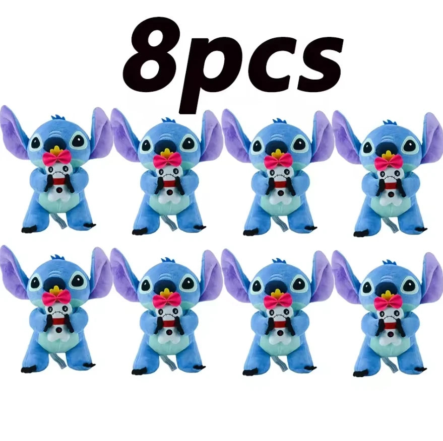 18cm Original Plush Stitch toy Baby Movie Cartoon Model Doll Children Action Figures Stuffed Toys Pendant Gifts