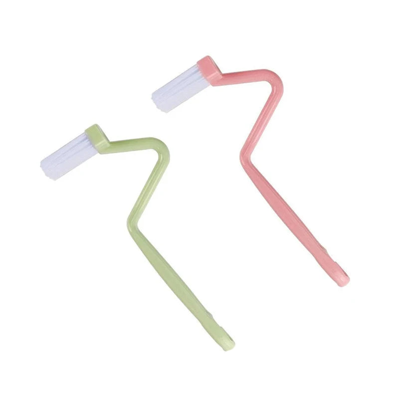 Brosse de toilette incurvée à long manche (1/2/3 pièces) - Outils de nettoyage en profondeur pour la maison et la salle de bain