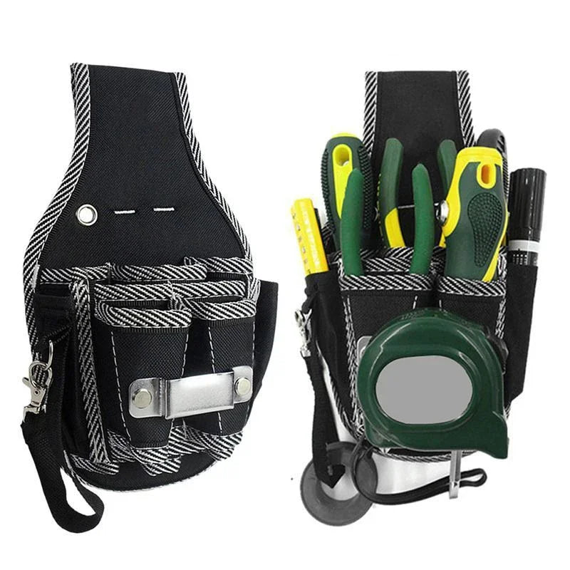 Sac à outils multifonctionnel en tissu Nylon, ceinture à outils, Kit de tournevis, support, sac à outils, pochette de poche, étui de poche pour électricien