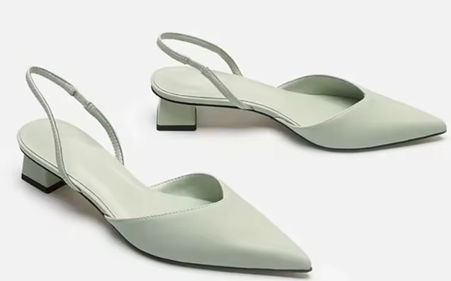 Sandales slingback à bout pointu – Femme – Été 2026