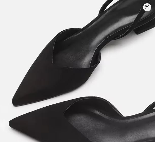 Sandales slingback à bout pointu – Femme – Été 2026