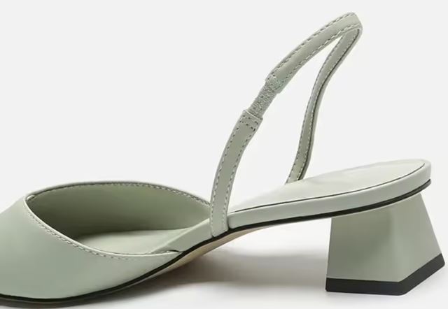 Sandales slingback à bout pointu – Femme – Été 2026