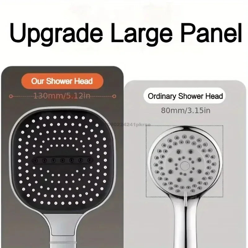 Pommeau de douche haute pression à 3 Modes, pommeau de douche à économie d'eau, pulvérisateur de Massage d'eau réglable, accessoires de salle de bain à domicile