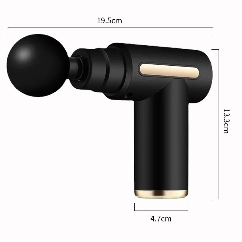 Nouveau pistolet de Massage Portable pour le Fascia, Mini pistolet de Massage pour les tissus profonds du cou et des pieds, léger, vitesse réglable, équipement de Massage pour tout le corps