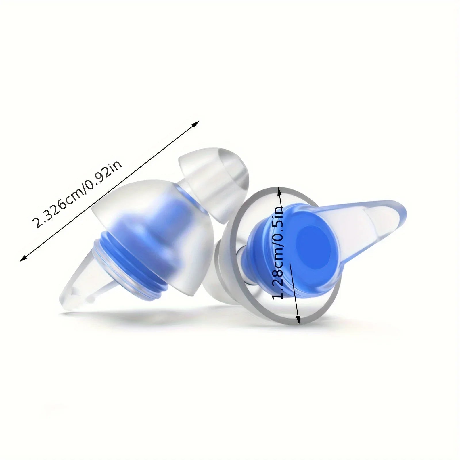 HUAK 2 ensembles de bouchons d'oreilles pour moto – Silicone haute fidélité réutilisables, étanche IPX8 pour la natation et les voyages