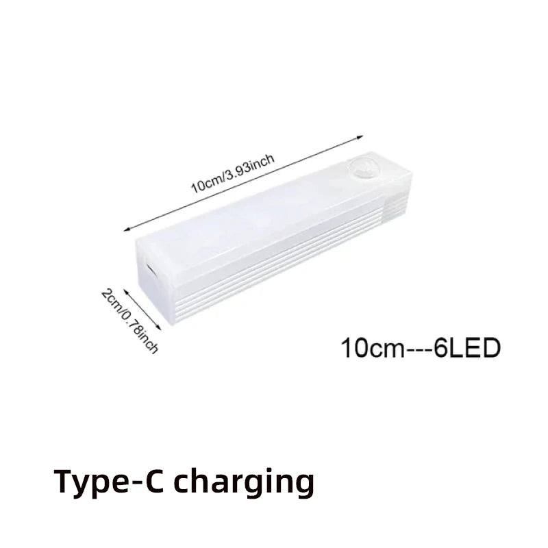 Veilleuses LED rechargeables sans fil avec capteur de mouvement, veilleuses pour placard, cuisine, chambre à coucher, armoire, escalier