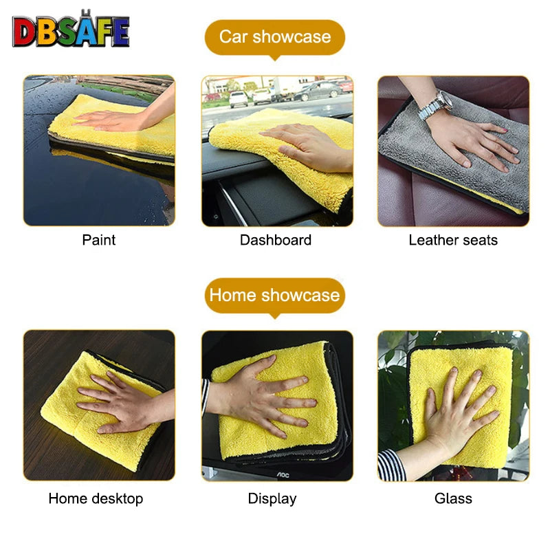Car Wash Towel High-end Microfiber Towel Detailing Cleaning Cloth Car Wash Drying Towel Car Absorbent Cleaning Products
