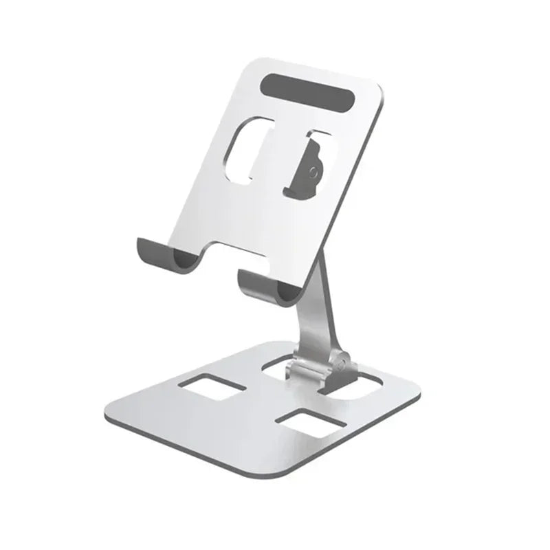 Support de bureau pliable universel Muzisn pour téléphone et tablette, compatible iPhone 12, 13, 14, 15 et 16 pouces, avec support en métal.