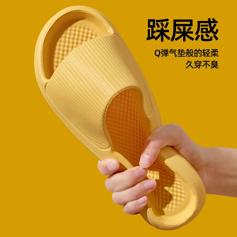 Soft Sole Massage Shower Shoes for Women Men Couples Waterproof Non-slip Home Leisure Fashion Bathroom Slippers