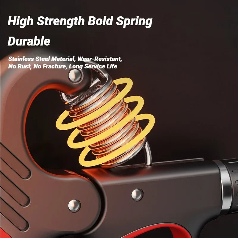 5-100KG Electronic Counting Adjustable Grip For Rehabilitation Hand Muscle Strength Gym Wrist Strengthener Recovery Fitness