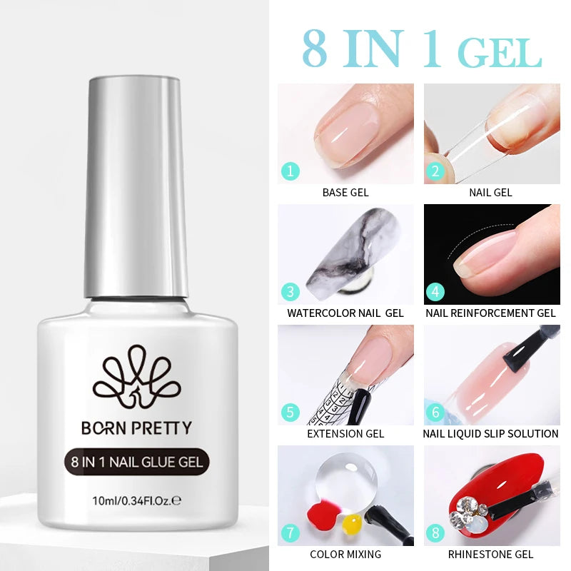 Vernis à ongles magnétique gel BORN PRETTY 10 ml Argent Clair de Couleur Chat - Accessoires pour les ongles - Vernis semi-permanent pour ongles d'automne et d'hiver